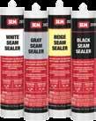 1K Sprayable Seam Sealer A high performance, sprayable MSP seam sealer for duplicating OEM sprayed seams and sound dampening.