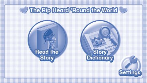 In Free Play, you can touch the words one by one to read the story at your own pace, touch highlighted vocabulary words to hear their definitions, or touch images in the art to hear fun voices and