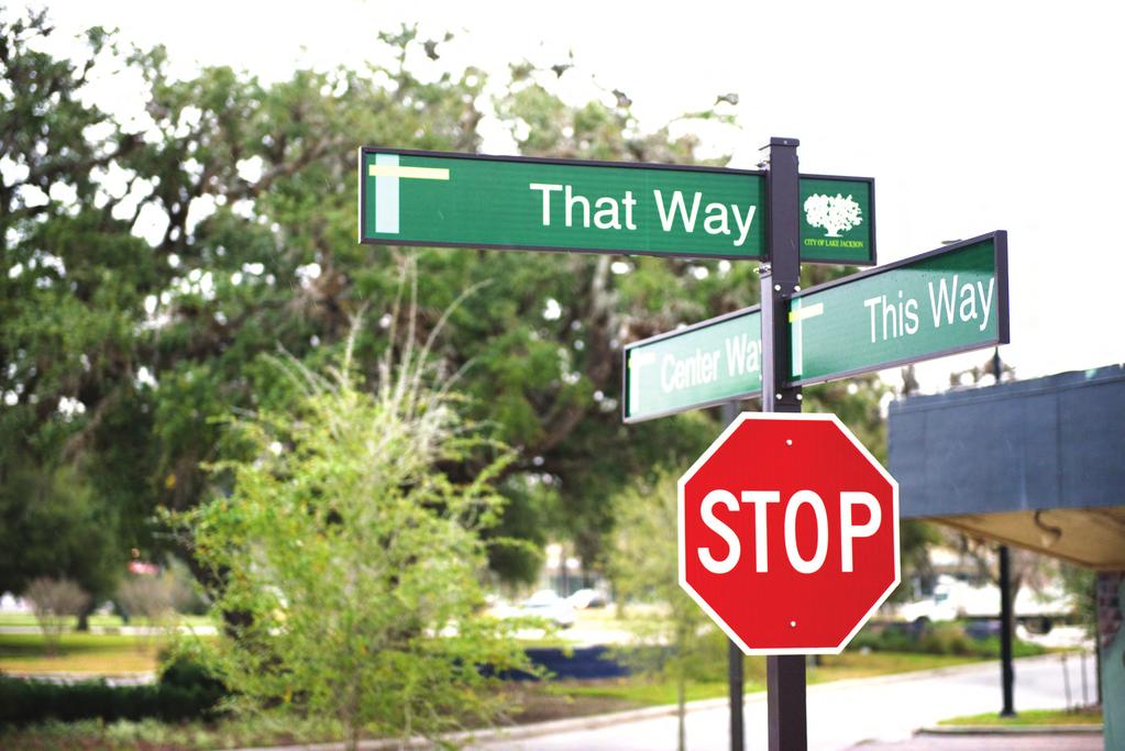 This Way, That Way Street Signs, Lake Jackson WE RE HERE TO SERVE YOU TDECU PROUDLY SUPPORTED THE FOLLOWING ORGANIZATIONS IN 2015: 5K Hero Run AAMA AHA Heart and Stroke Walk BACH Bluebonnet Youth