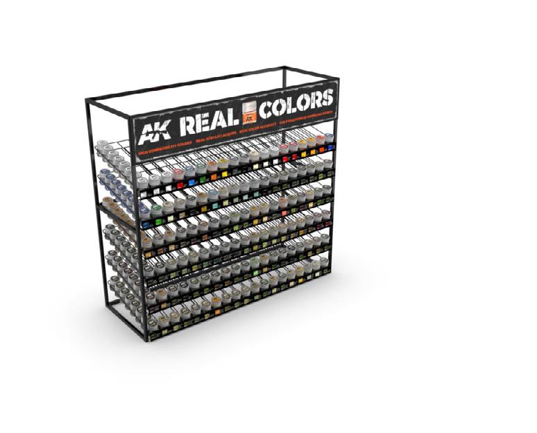 RACK DISPLAY We are pleased to offer a rack module for our new acrylic lacquer paint range,