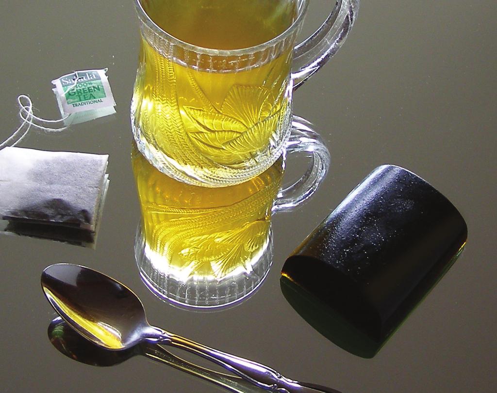 Green Tea Ingredients: 6 oz. clear glycerin soap base 1 tsp.