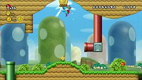 Here you'll need Yoshi or the Propeller Cap to score the coin.