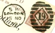 18D6A Die R Dates of use 23 rd Dec1873 to 22