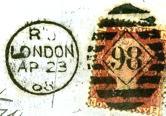 21 st Dec1868 and 4 th Jan 1869 100D10A Die V Dates of use 11 th