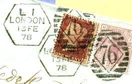 76D15 Used from 13 th Oct1876 to 26 th Aug1895.