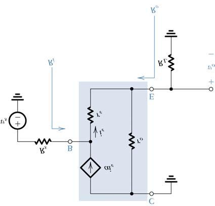 Fourth Chapter: Bipolar Junction Transistors IV - 43 _ Figure IV-39 for the case { r o >> R L >> r e }. The CC amplifier exhibits a relatiely large input resistance.
