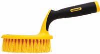 stanley nylon stripping brush Ergonomic handle design comfortable for extended use. Bi-Material handle no-slip grip. Smooth, seamless handle construction.