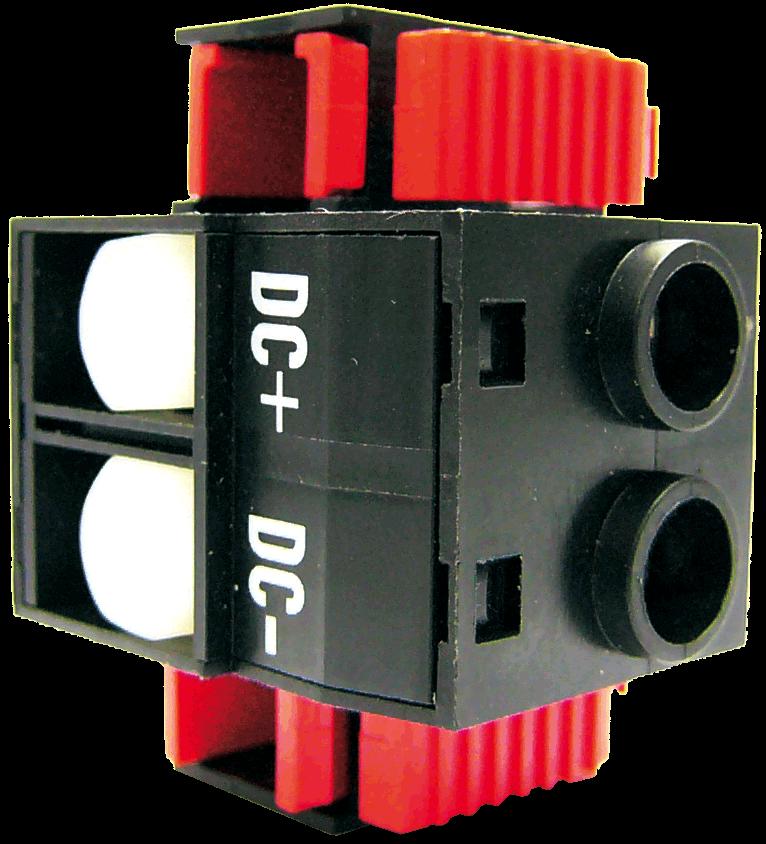 Electrical installation 9.7.3 X02: DC Link (AX5101 - AX5125 und AX520x) DC link coupling or external brake resistor is possible via terminal X2.