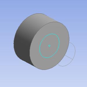 Example: Creating Concentric Cylinder Select circular face of cylinder and create Outline plane Go to sketching mode and