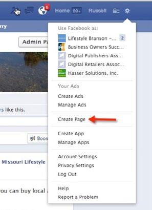 CREATE YOUR FACEBOOK PAGE: First, let s get your Facebook page set up.