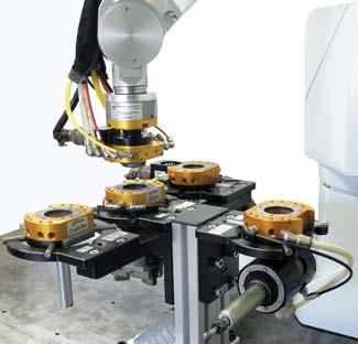 Glue-Applying Robot Robot Tool Changer Tool Changers Some robot systems are