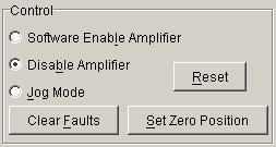 Xenus XSL User Guide Using CME 2 6.4.4: Control Functions The Control area of the screen provides functions related to overall amplifier control.