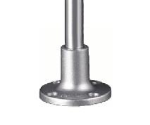 number of pole mounting stands are available for a variety of environments depending on location and mounting needs Specifically, the Q-type and S-type