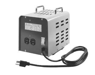 FEATURES Portable Voltage Regulators are easily moved from place-to-place and attractively finished to adapt to any workplace.