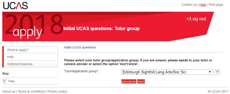 Keep a note of this; you will need it for all correspondence with UCAS.