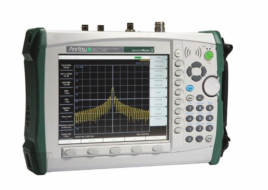 The GPS Option also enhances the frequency accuracy of the Spectrum Master s internal OCXO oscillator.