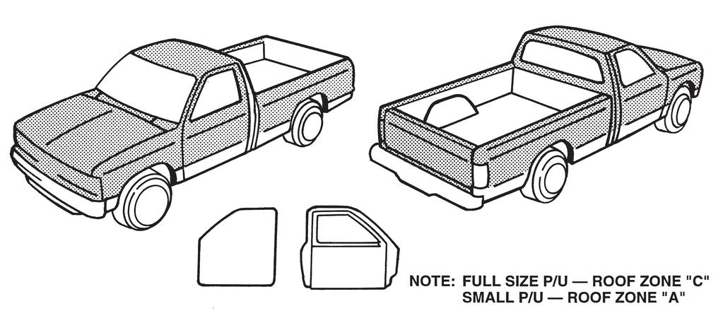 Paint & Sealing Best Practices 12 This section further defines and illustrates the vehicle s appearance zones.