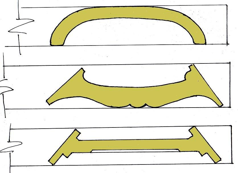 Cut the angle brackets. Choose a design from the illustration below or design your own! Take a feature already present in your home and replicate this as an angle bracket.