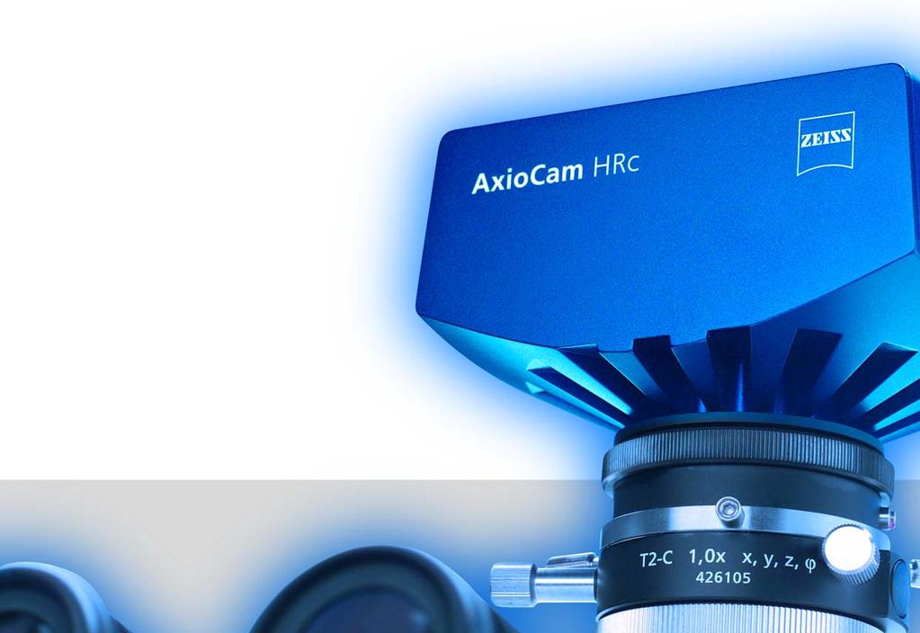 Flexibility for every application: color and monochrome Color or monochrome: always the right choice Routine tasks or individual applications the AxioCam HR from Carl Zeiss is the camera of choice