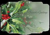 Greetings Placemat Holly Greetings Ensemble Items sold separately