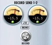 selected Line 6 device Record Send for all armed tracks You can adjust your recording level in GearBox