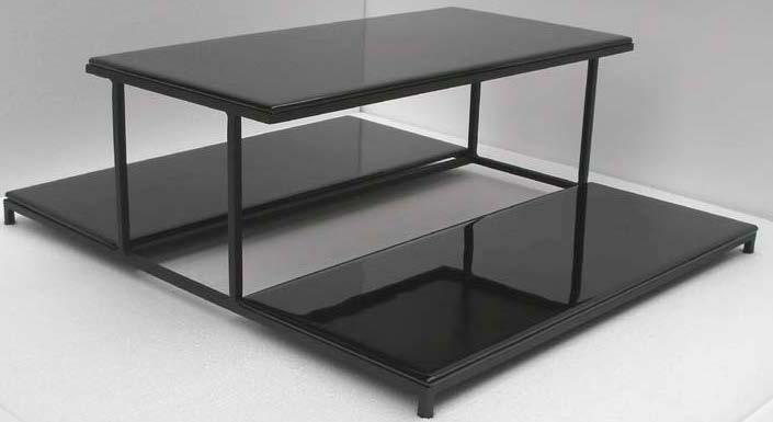 Triple Shelves (w/. S/S,M/S Stand) DP-032S & M Glass DP-032SP1 61 x 25 x 0.8cm DP-032SP2 61 x 30 x 0.