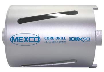 DRY CORE DRILLS DRY CORE DRILLS The DC range of dry core drills offer fast drilling speeds and all round performance in masonry building materials due to the high quality diamond segments and welded