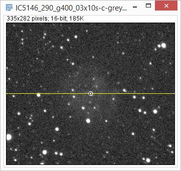To compare the images side-by-side I have adjusted their histograms how I would if I were observing, which usually consists of adjusting the white point until the object is bright but not too noisy,