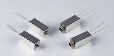 RFI Filters for Fiber Optic Couplers Available in single and dual circuit configurations Low profile packaging with connectors Standard and custom designs available Mechanical Information NF-179 NF-9
