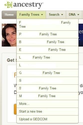 copying names and dates from an existing tree.