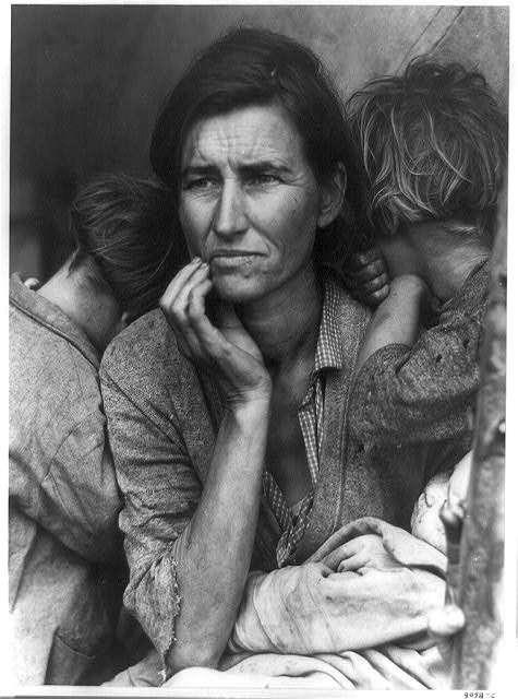 Dorothea Lange, Migrant Mother, 1936.