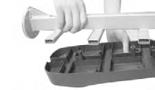 3/ ASSEMBLY Separate the Pedal Covers from the Pedal frames as shown in FIG 4 4 STEP 4: Holding the Pedal Frame as shown, align
