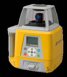 2-D Laser Control Applications Creation of horizontal or inclined surfaces with high accuracy. Suitable for small to medium-sized construction sites.