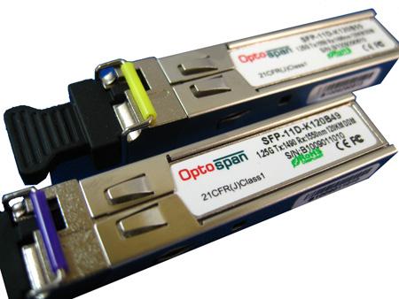 SFP Optical Transceiver Product Features 1BASE-BX Ethernet 11.5 SFP 55m BX SFP for MMF @ 1.
