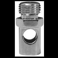 Blow Gun Tips: Nickel plated brass safety tip with 1/8" male NPT connection