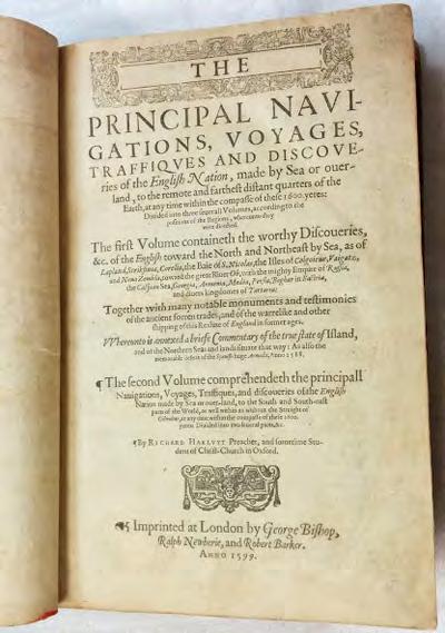 The Principal Navigations, Voyages, Traffics and Discoveries of the English Nation.
