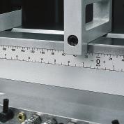 The hydrostatic guides for the longitudinal slide movement (Z-axis) and for wheelslide infeed (X-axis) provide the basis for the machine s extreme