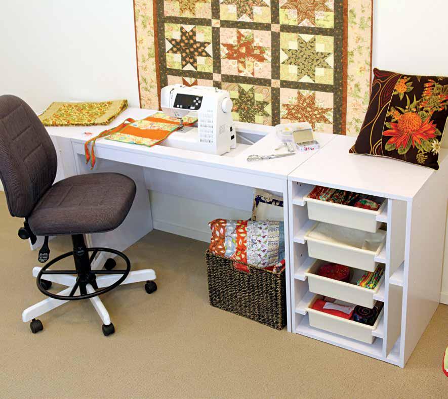 White 12 Elements Create your perfect sewing room starting with the essential