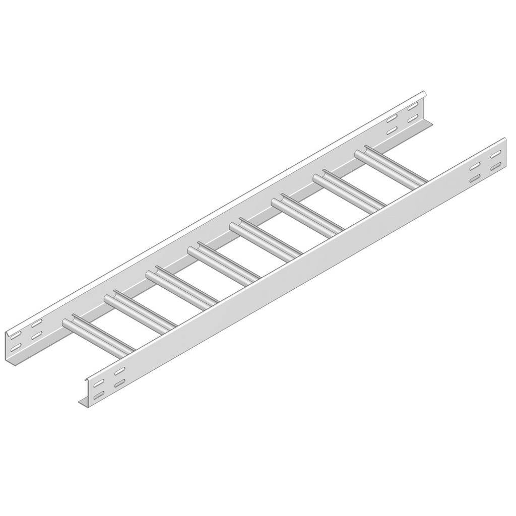 Accessories KLBS 60 Cable ladder KL (BS) Side walls : L-profile C-rungs Useful inner height Rung distance Max.