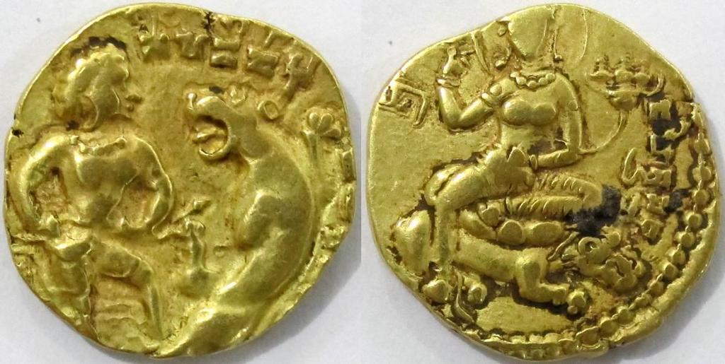 The Lion Conqueror Type of Kumaragupta I Pankaj Tandon 1 A few years ago, I acquired a gold coin of Kumaragupta I that had appeared in a CNG auction.