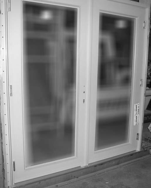 Vinyl Hinged Door Installation Instructions Structure With Weather Resistant Barrier Applied Before Door