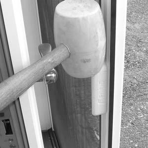 the way of the door handles. To Adjust Handles 1.