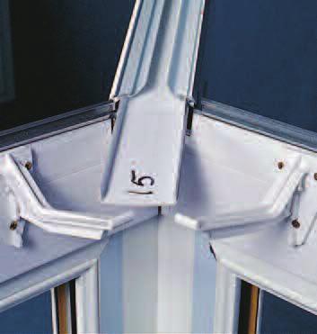 Gutter brackets can be fitted during ring beam preparation.