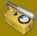 Survey Meter Used daily to detect radioactive contamination in