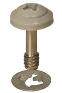 . P. // Special Fasteners Screws with head styles, special washers, drive shapes and thread forms, standard in the industry but not listed in this catalog, can be provided with pre-coated colored