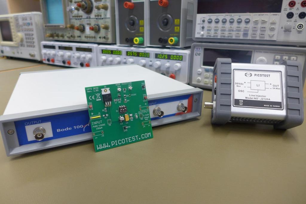 Power Supply Rejection Ratio Measurement Using the Bode 100 and the Picotest J2120A Line Injector By Florian Hämmerle & Steve