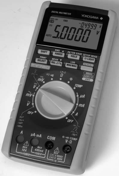 Series Most Reliable Handheld Digital Multimeters TY710 4.5 digits 50,000 count Maximum Measurement 0.