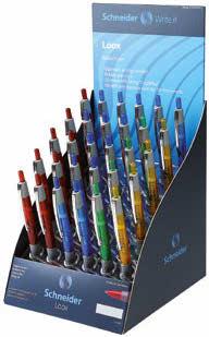 Haptify Ballpoint pen with ergonomically rubberised grip zone Replaceable refill Express 775 M with stainless steel tip Ink colour blue Ref. no.