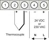 ORDER NUMBER (without options) Thermocouple Type B, E, J, K, L, N, R, S, T Supply 230 VDC M1-3TR4B.040X.570AD 180,00 Supply 24 VDC M1-3TR4B.040X.770AD 190,00 M 1-3 T R 4 B. 0 4 0 X.