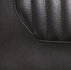 aniline leather, make this design a unique experience both in looks and feel.